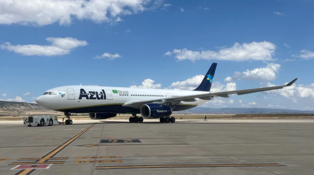 A330 da Azul pronto pra decolagem.